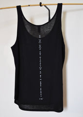 Do You Have The Discipline To Be A Free Spirit? Vertical Logo Tank Top