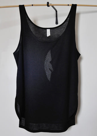 Do You Have The Discipline To Be A Free Spirit? Vertical Logo Tank Top